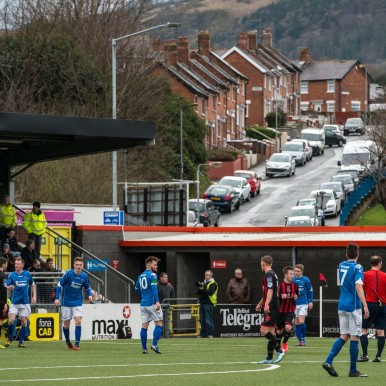 2016 IM MÄRZ, CRUSADERS SEAVIW-STADIUM 3, Belfast